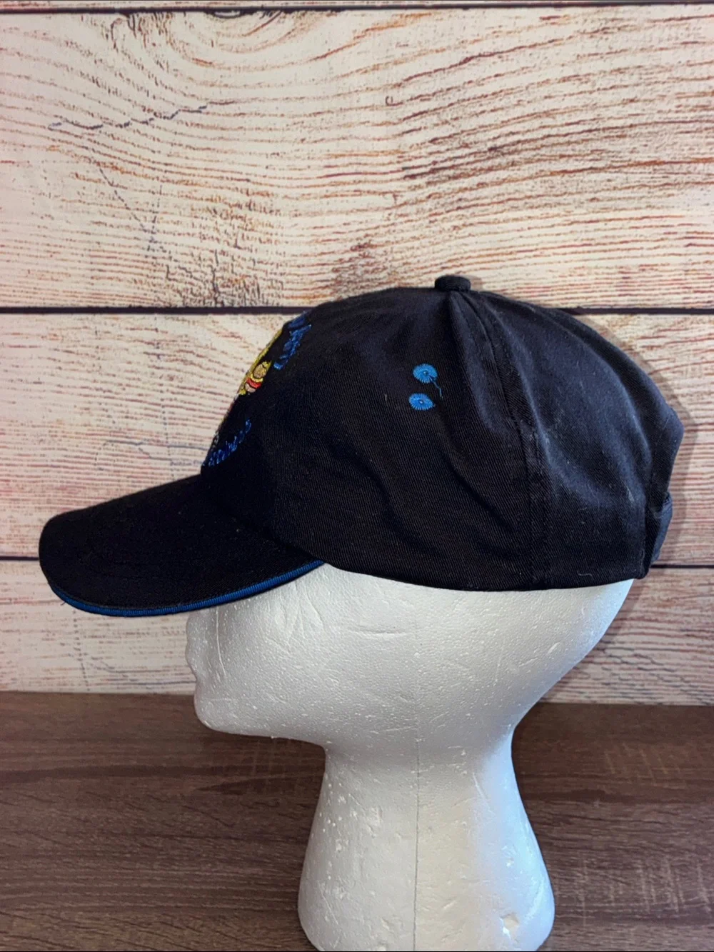 Pre owned Nickelodeon Spongebob Squarepants Black Boys Hat Size 4-7 Krabby 2003